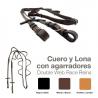  Riendas Cuero Lona Con Agarradores 1818