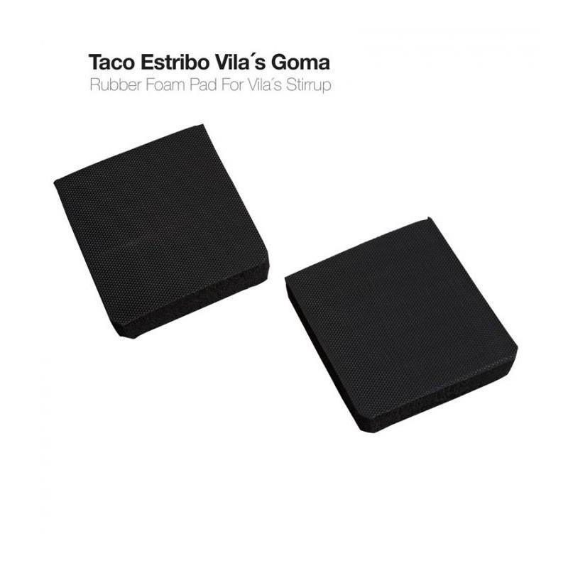  Taco Estribo Vila´s Goma Negro Par