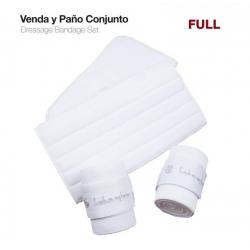  Venda Y Paño Conjunto Par Blanco