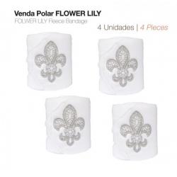  Venda Polar Flower Lily 4 Unidades Blanco