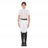 Girls' Slim Fit Competition Polo Shirt With Perforated Fabric