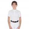 Girls' Slim Fit Competition Polo Shirt With Perforated Fabric