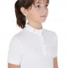 Girls' Slim Fit Competition Polo Shirt With Perforated Fabric