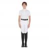 Girls' Slim Fit Competition Polo Shirt With Perforated Fabric