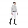 Men's Long-Sleeved Polo Shirt In Technical Fleece Fabric