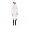 Men's Long-Sleeved Polo Shirt In Technical Fleece Fabric