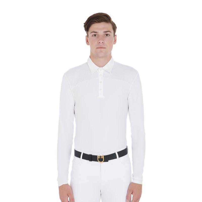 Men's Long-Sleeved Competition Polo Shirt