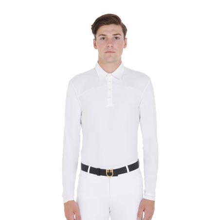 Men's Long-Sleeved Competition Polo Shirt