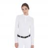 Women's Competition Polo Shirt In Technical And Mesh Fabric