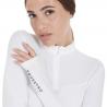 Women's Competition Polo Shirt In Technical And Mesh Fabric