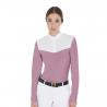 Women's Competition Polo Shirt In Technical And Mesh Fabric