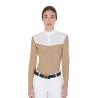 Women's Competition Polo Shirt In Technical And Mesh Fabric