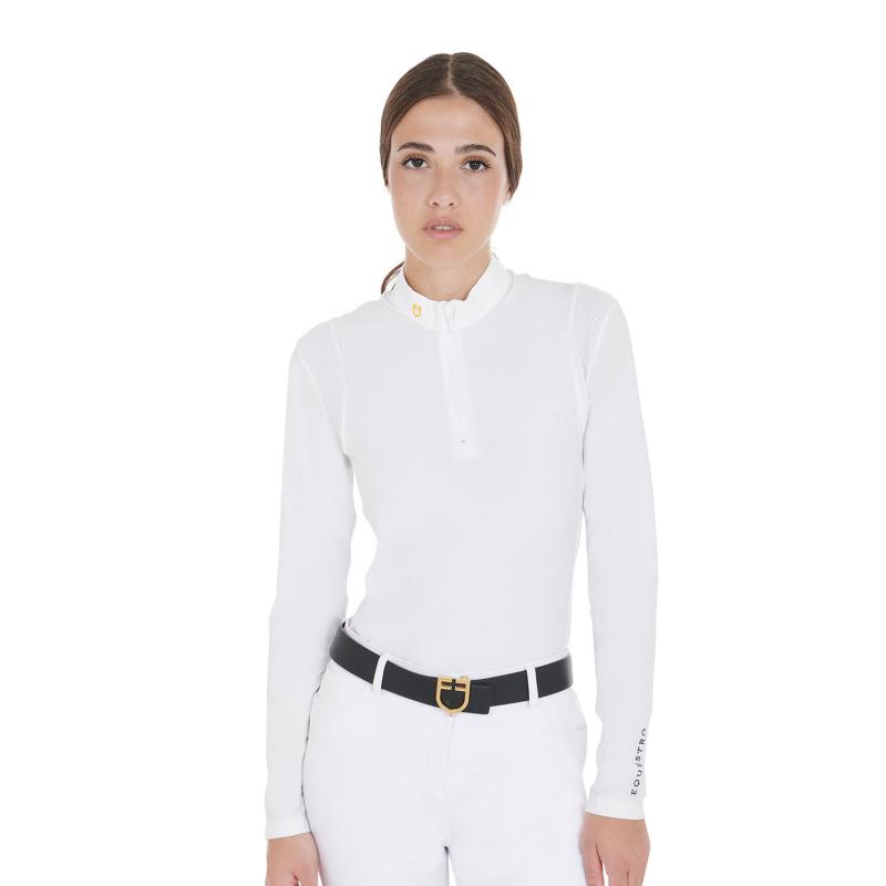 Women's Slim Fit Polo Shirt In Technical Fabric
