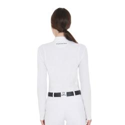 Women's Slim Fit Polo Shirt In Technical Fabric