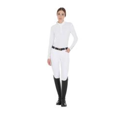 Women's Slim Fit Polo Shirt In Technical Fabric