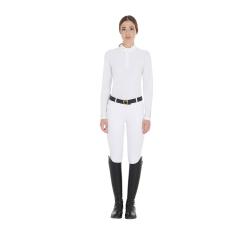 Women's Slim Fit Polo Shirt In Technical Fabric