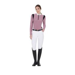 Women's Slim Fit Polo Shirt In Technical Fabric