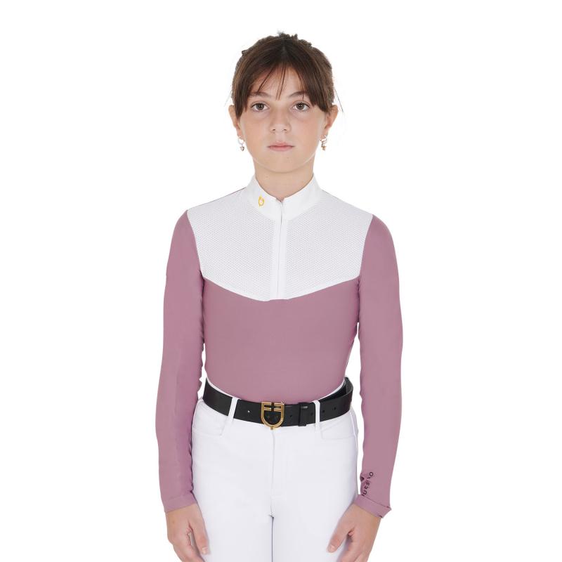 Girls' Long-Sleeved Polo Shirt
