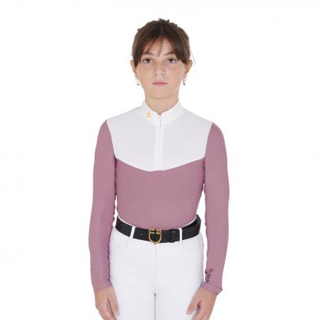 Girls' Long-Sleeved Polo Shirt