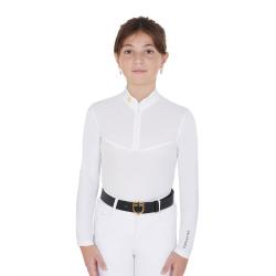 Girls' Long-Sleeved Polo Shirt
