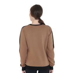Women's Crewneck Sweatshirt With Printed Logo