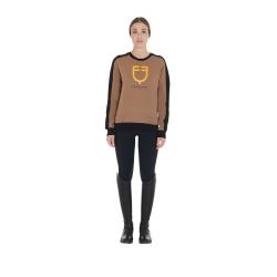 Women's Crewneck Sweatshirt With Printed Logo