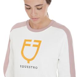 Women's Crewneck Sweatshirt With Printed Logo