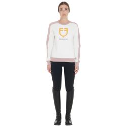 Women's Crewneck Sweatshirt With Printed Logo