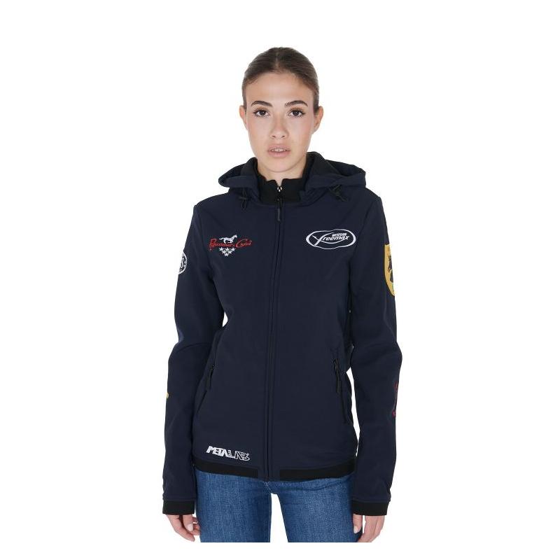 Unisex Multilogo Windproof Softshell Jacket
