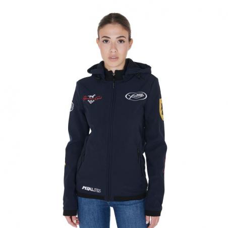 Unisex Multilogo Windproof Softshell Jacket
