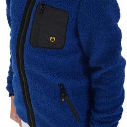 Kids' Curly Fleece Sweatshirt With Front Zip