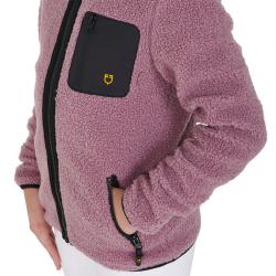 Kids' Curly Fleece Sweatshirt With Front Zip