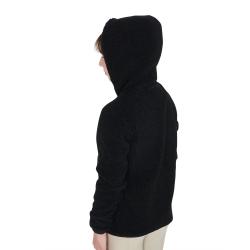 Kids' Curly Fleece Sweatshirt With Front Zip