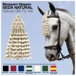 Mosquero Vaquero Seda Natural Borlas