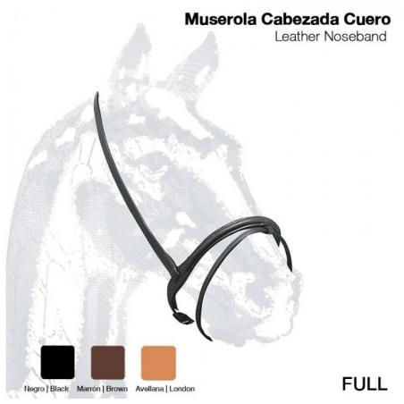  Muserola Cabezada Cuero 108 Full