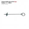 Amarre Anilla Para Pared Largo Stubbs S30ls 25cm