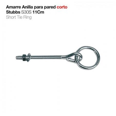 Amarre Anilla Para Pared Corto Stubbs S30s 11cm