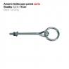 Amarre Anilla Para Pared Corto Stubbs S30s 11cm