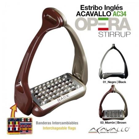 Estribo Inglés Acavallo Opera Ac601