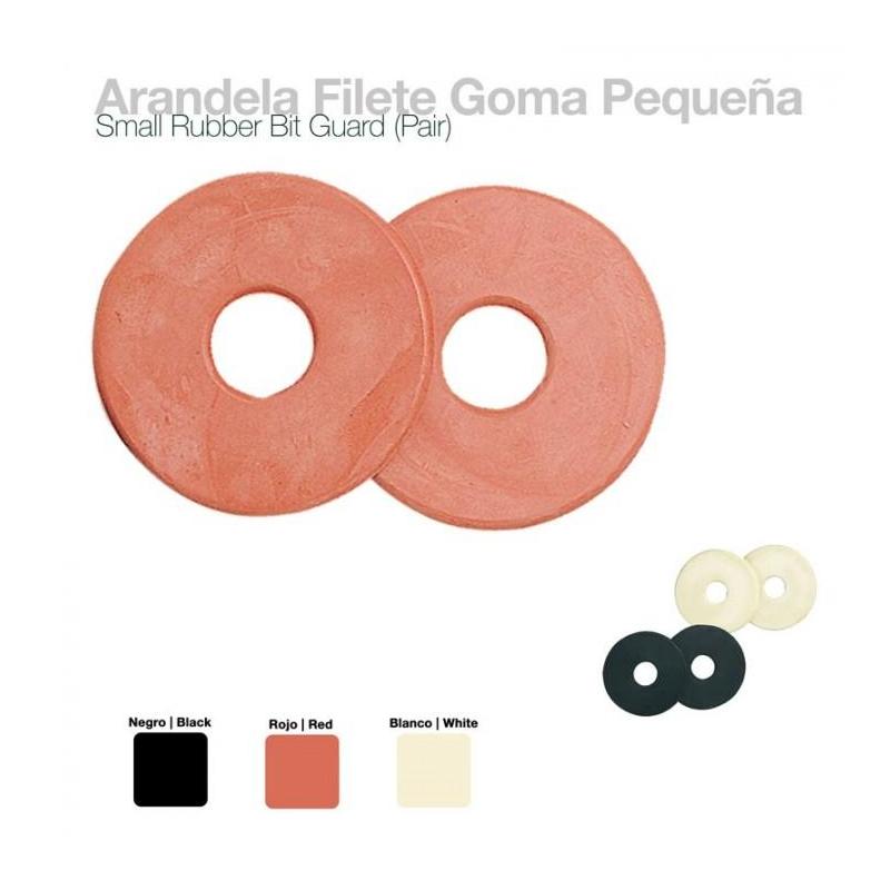  Arandela Filete Goma Pequeña Par