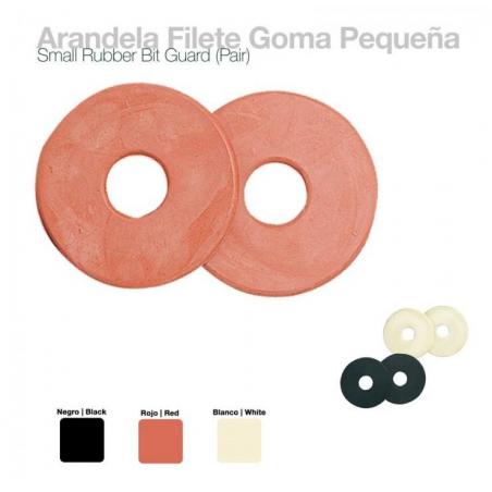  Arandela Filete Goma Pequeña Par