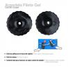  Arandela Filete Gel Bit Guard Ac9-blk (par) Negro