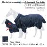  Manta Impermeable Cubrecuello  Enrollable Azul