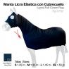  Manta Licra Elástica Con Cubrecuello Azul