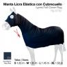  Manta Licra Elástica Con Cubrecuello Azul