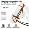  Cabezada Montar Inglesa Rienda Cuero