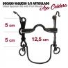 Bocado Vaquero 5/5 Articulado Asa Caldera 12.5cm
