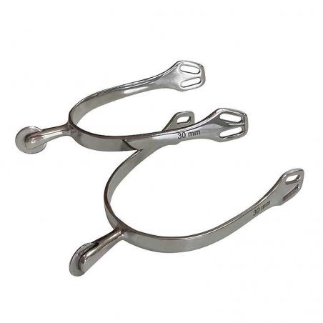 Stainless Steel Spur with Roulette