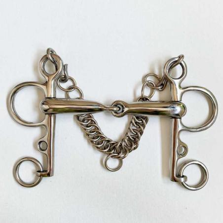 Bocado Pelham Articulado Hueco