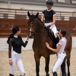 Camiseta Hípica De Concurso Contessa Manga Larga Cavalliera